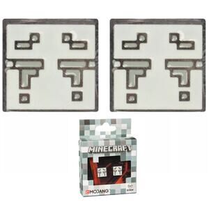 1 Pair Mojang Minecraft Ghast Enamel Stud Earrings 15+ Cool Earrings